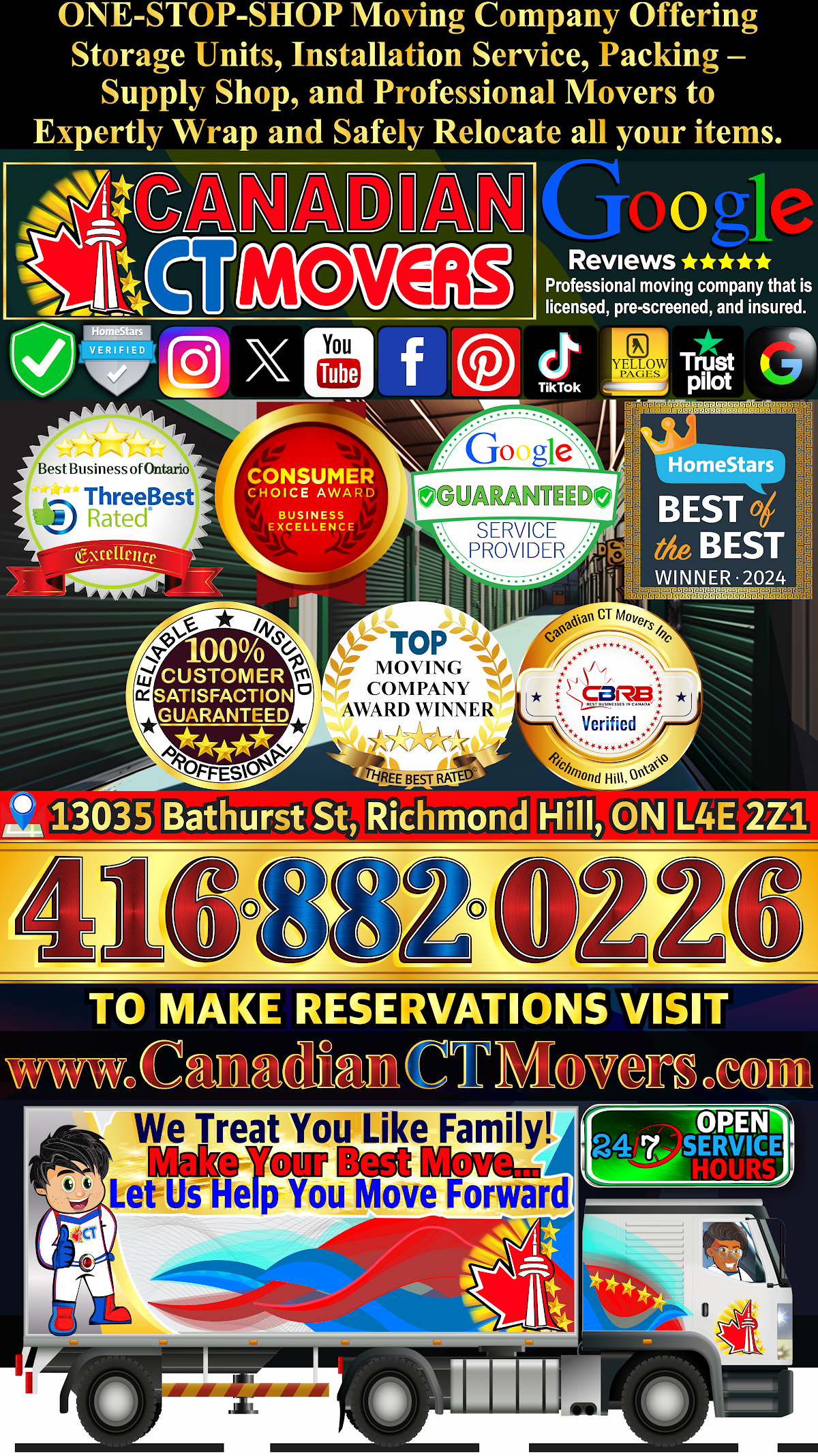 Canadian CT Movers Inc. – Moving Company | Storage Services – Richmond Hill