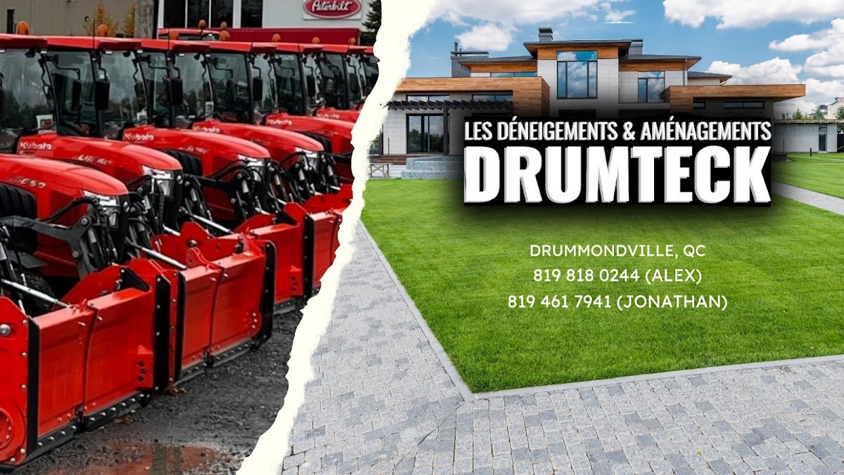 Déneigement et Aménagement Drumteck - Terrassement, Paysagement, Mini-excavation