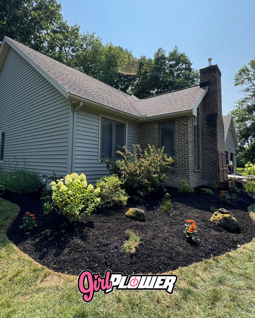 Girl Plower Snow Plowing and Landscaping